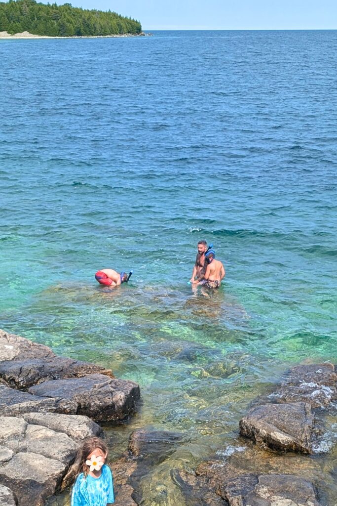 little dunks bay in tobermory