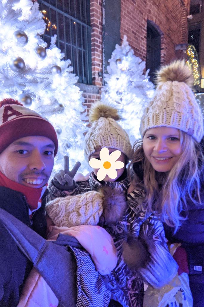 celebrating Christmas in Toronto with my family