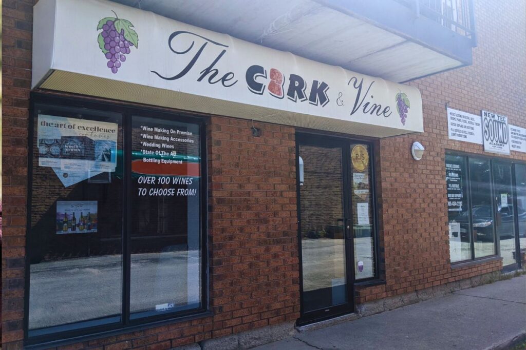 cork and vine in alliston