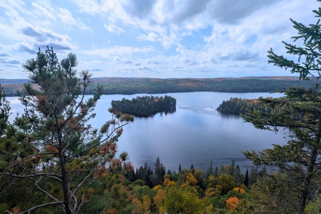 Moneyshot view of Centennial Ridges in Algonquin