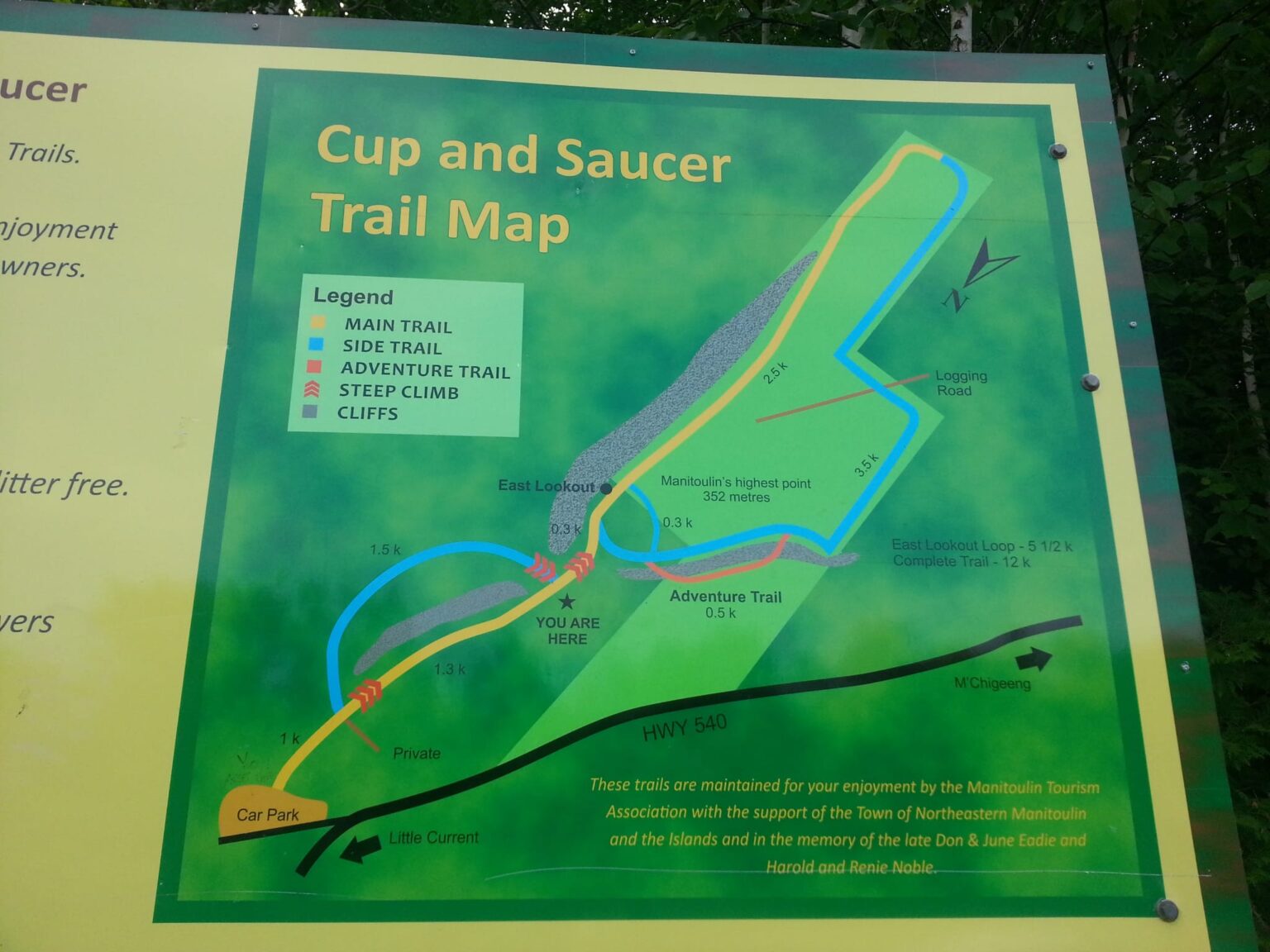 Conquer Manitoulin’s Best View: Cup And Saucer Trail Parking & Trailhead Guide