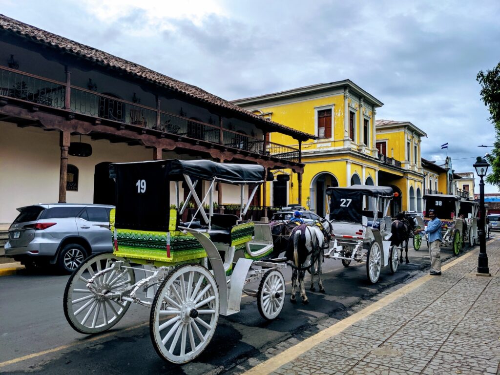 a carriage in Granada, Nicaragua
