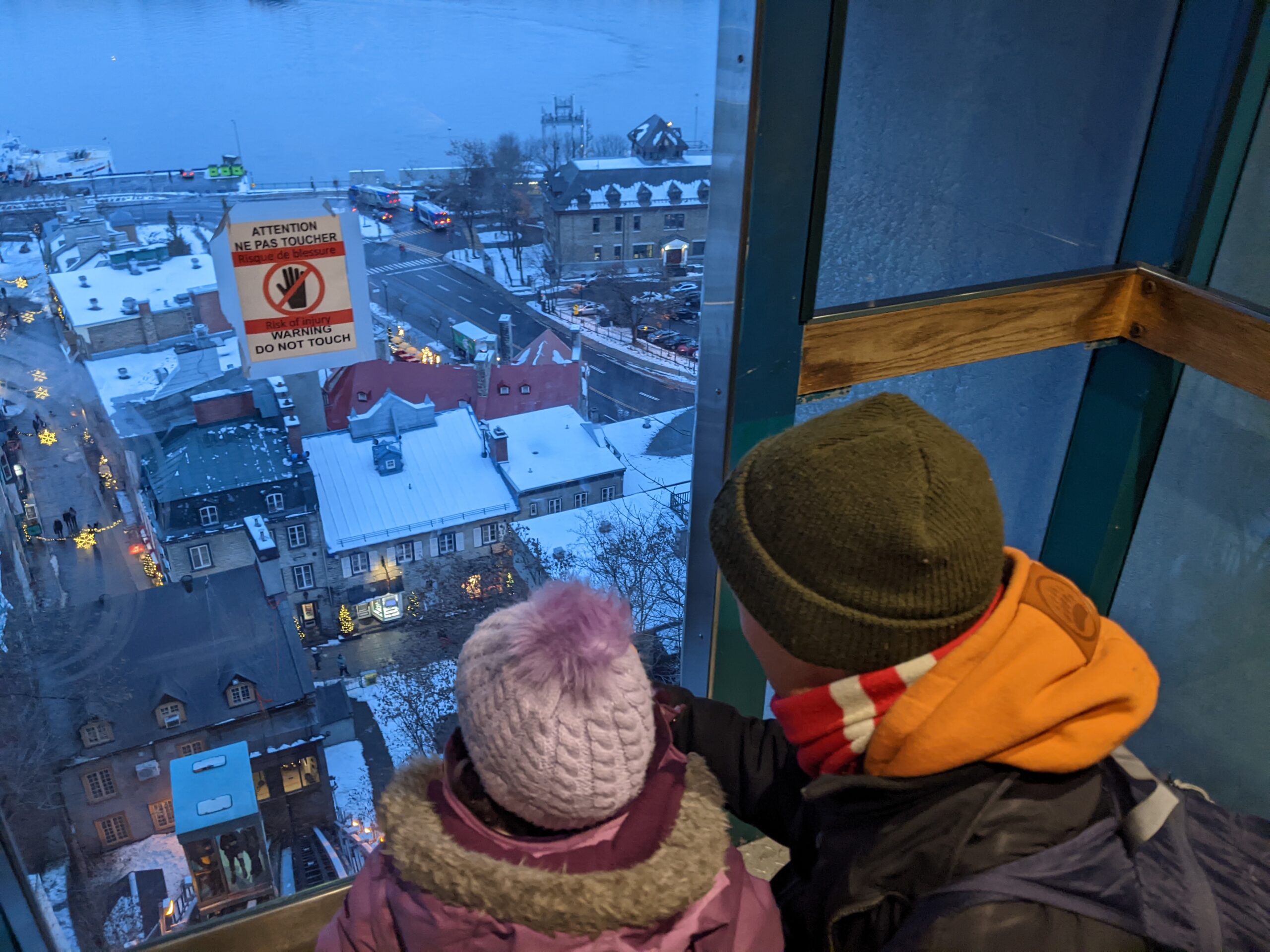 funicular quebec city with kids