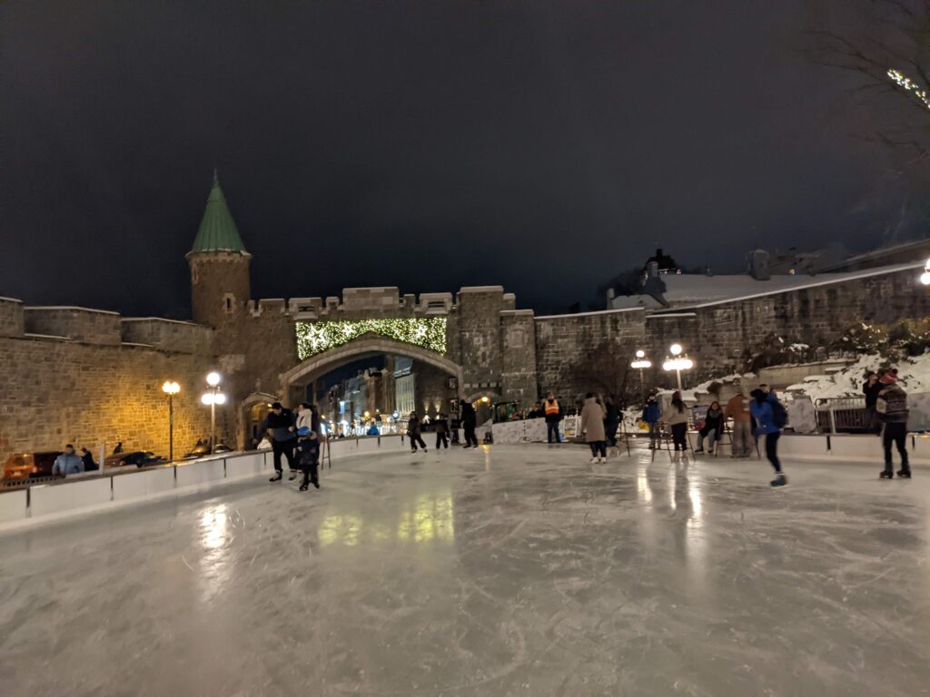 quebec city with kids in winter