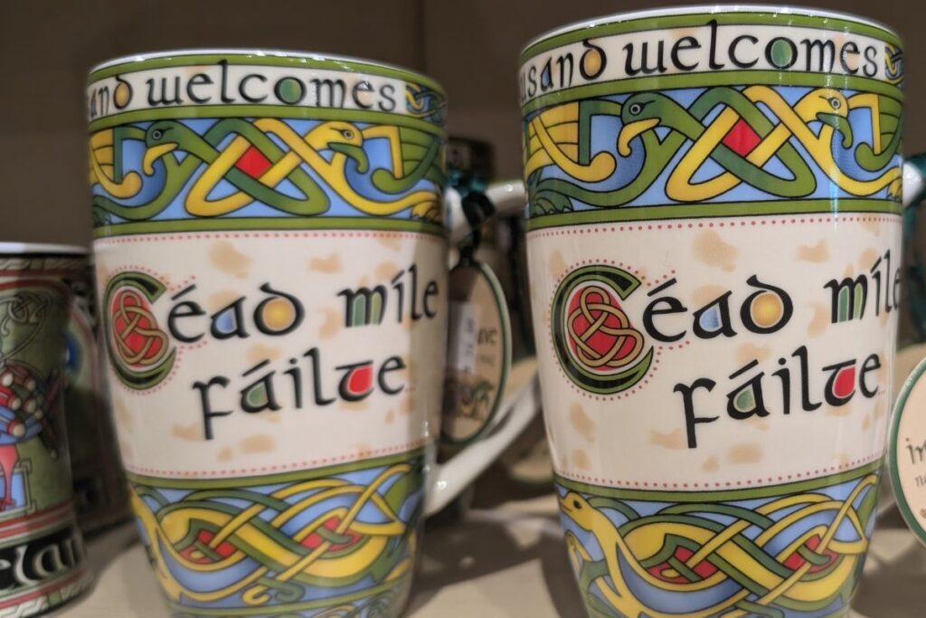 mugs with irish words