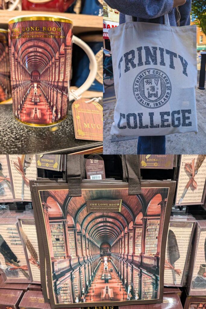 Trinity College Book of Kells souvenirs