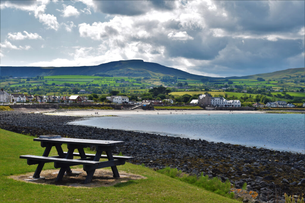 Ballygally in Nothern Ireland, a village we drove through on the day tour