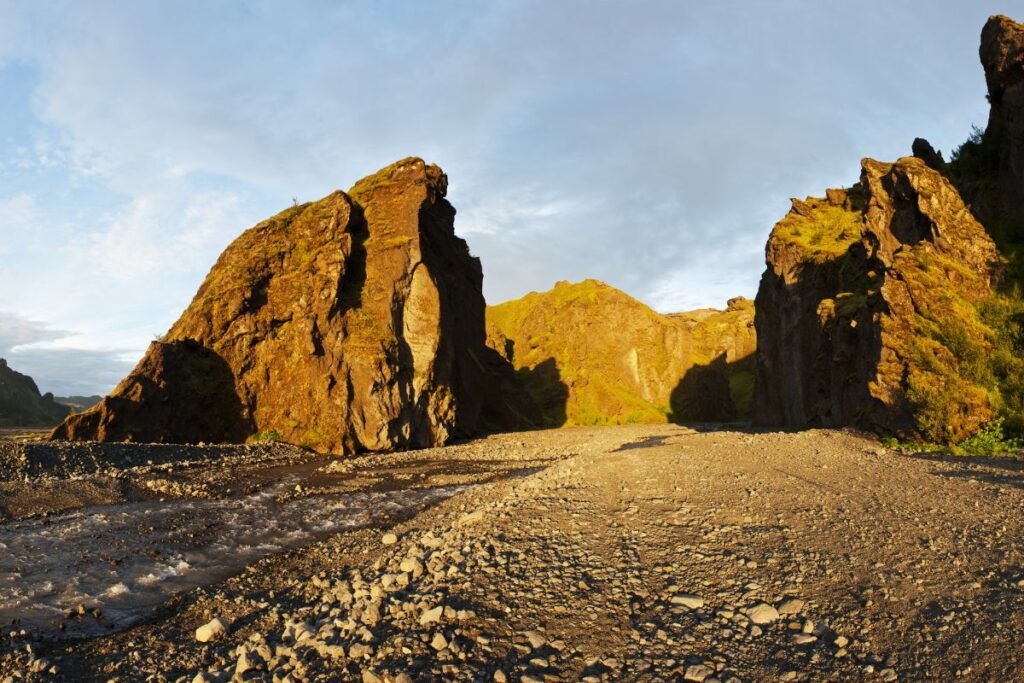 Thorsmork near Vik Iceland