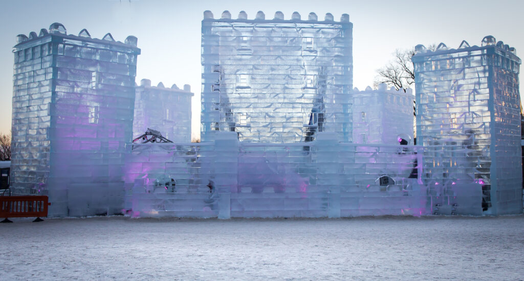 ice palace in quebec city