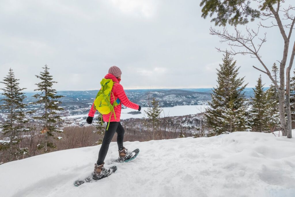 snowshoeing