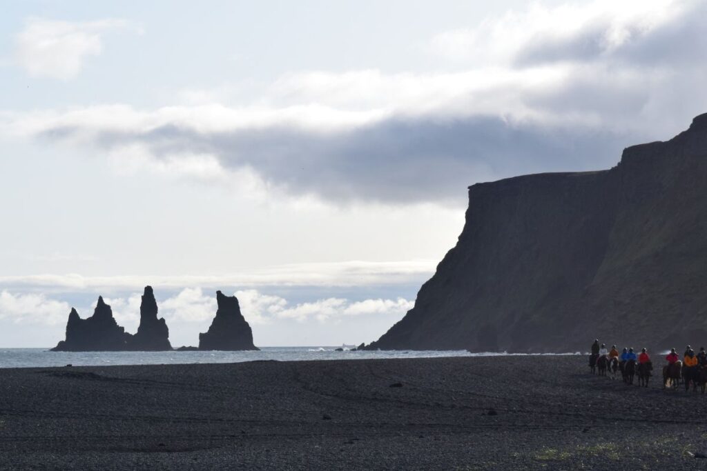 three trolls in vik