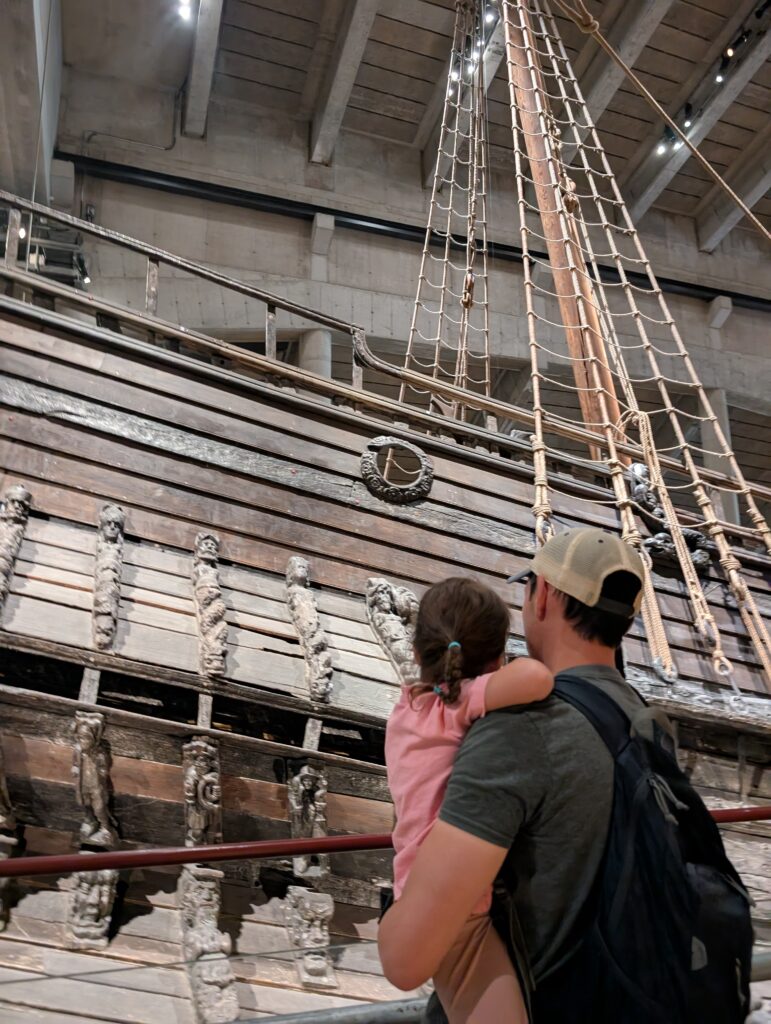 Visiting the Vasa ship in Stockholm