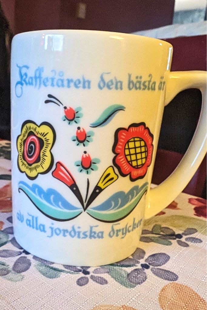swedish mug souvenir