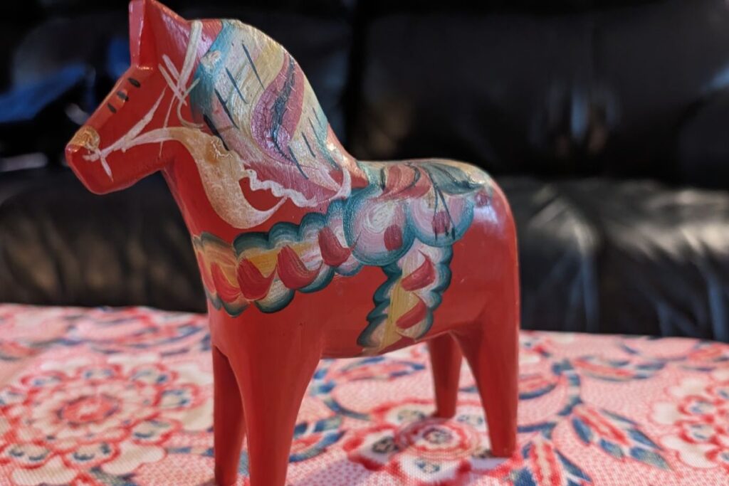 swedish dala horse authentic souvenir