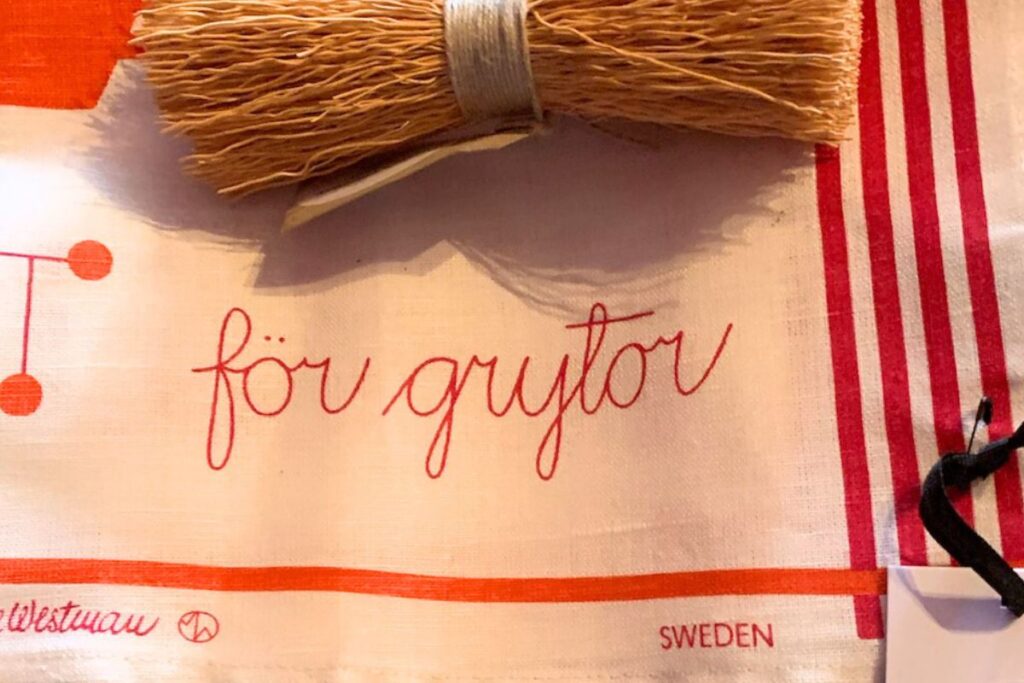 swedish textile tablecloth