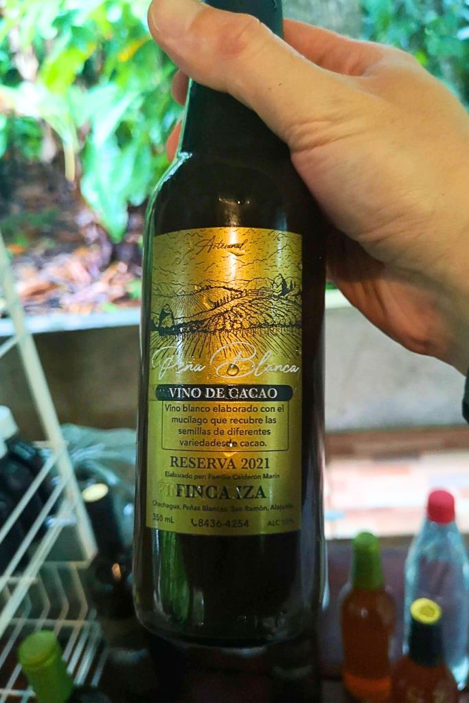 chocolate wine from Costa Rica