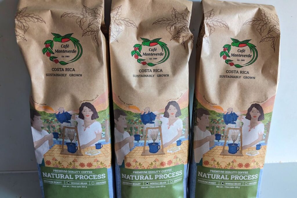 Costa Rican coffee bags 