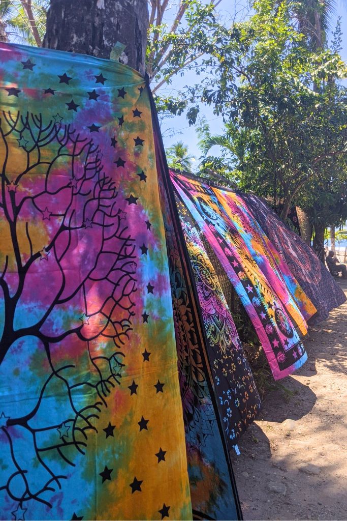 beautiful hand-dyed blankets from Costa Rica
