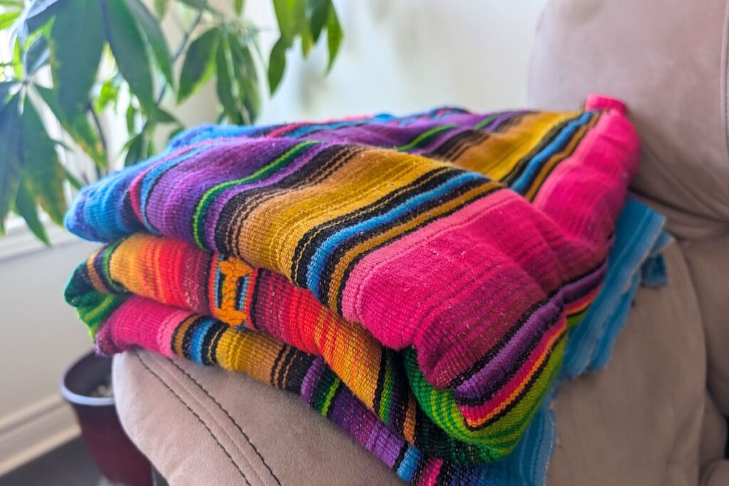 my sarape blanket from mexico