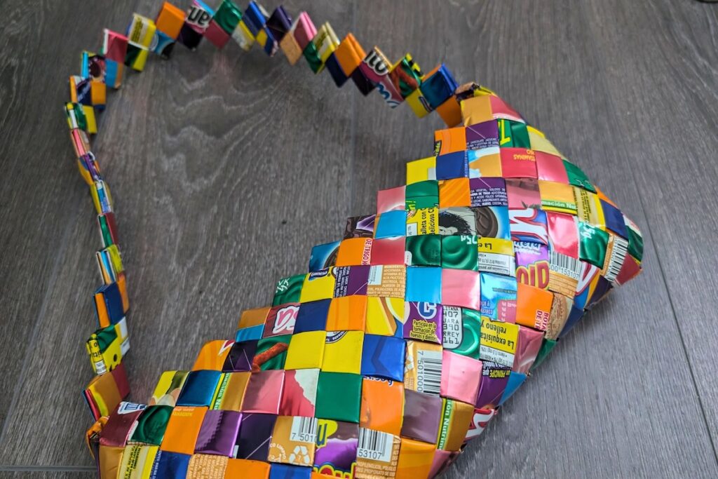 mexican candy wrapper purse