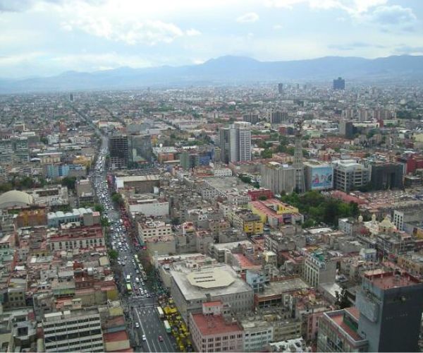 view from the top of the torre latino