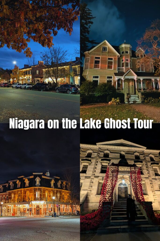 photos I took in our Niagara on the Lake ghost tour