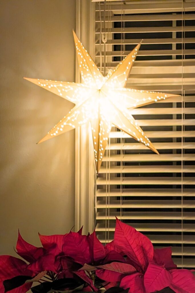 swedish star in the window