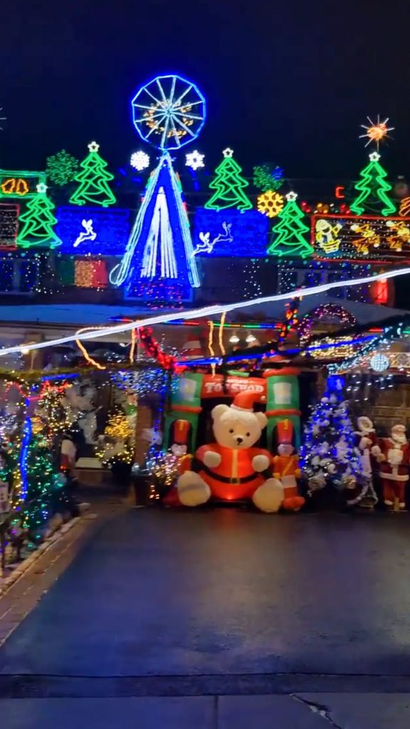 Desario family Christmas lights
