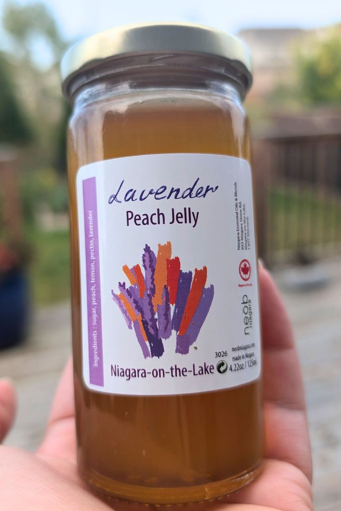 the lavendar jelly I bought from Neob