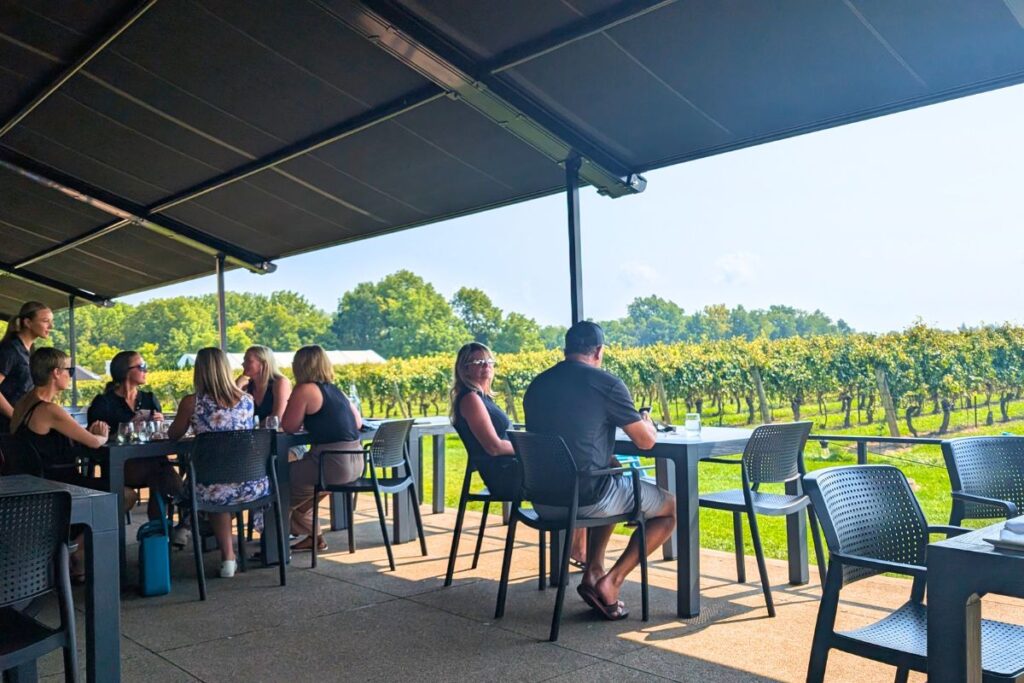 lunch at jackson triggs winery