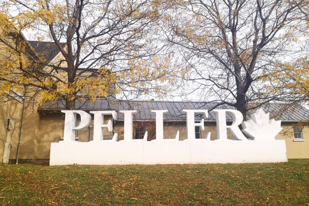 pellar estates winery in fall