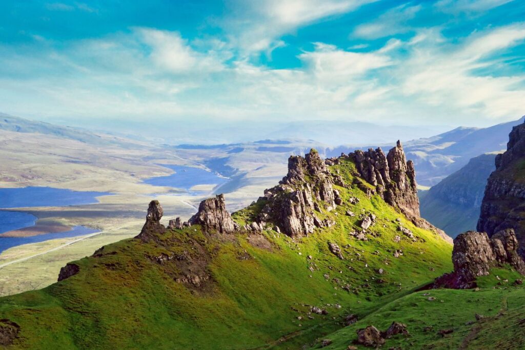 scotland rock formations