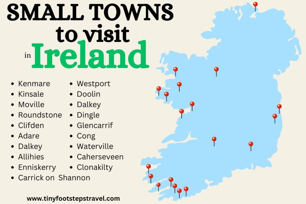a list of the best small towns in Ireland to visit