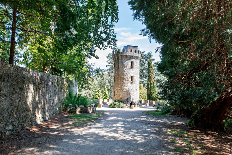 Powerscourt House at Powerscourt Garden in Enniskerry Ireland