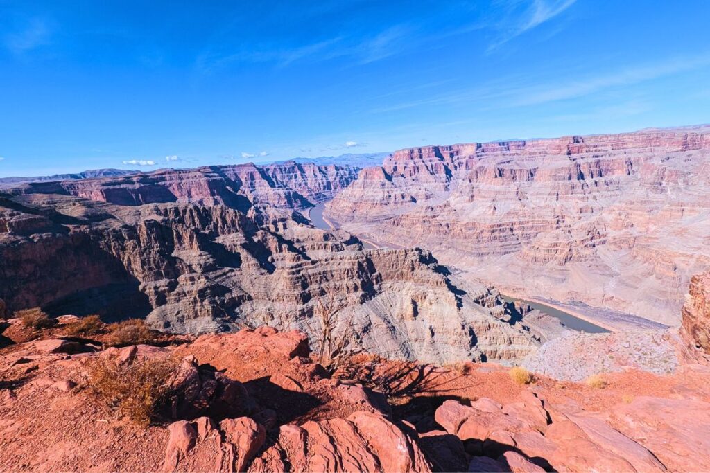 Grand Canyon West in winter (no snow)