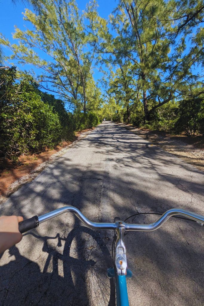Biking on Castaway Cay
