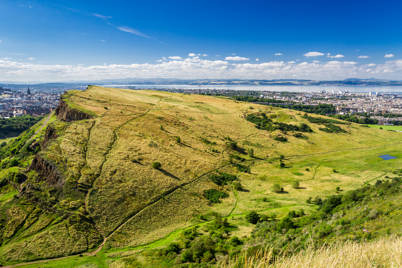 Arthurs seat in edinburgh