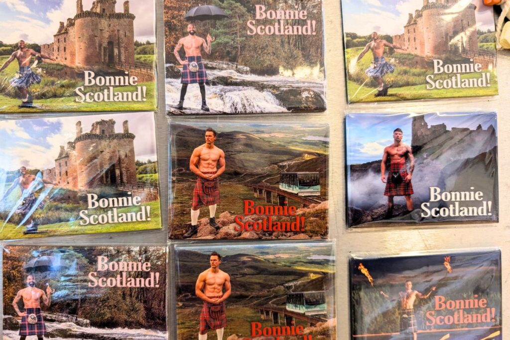 handsome men in kilt magnets