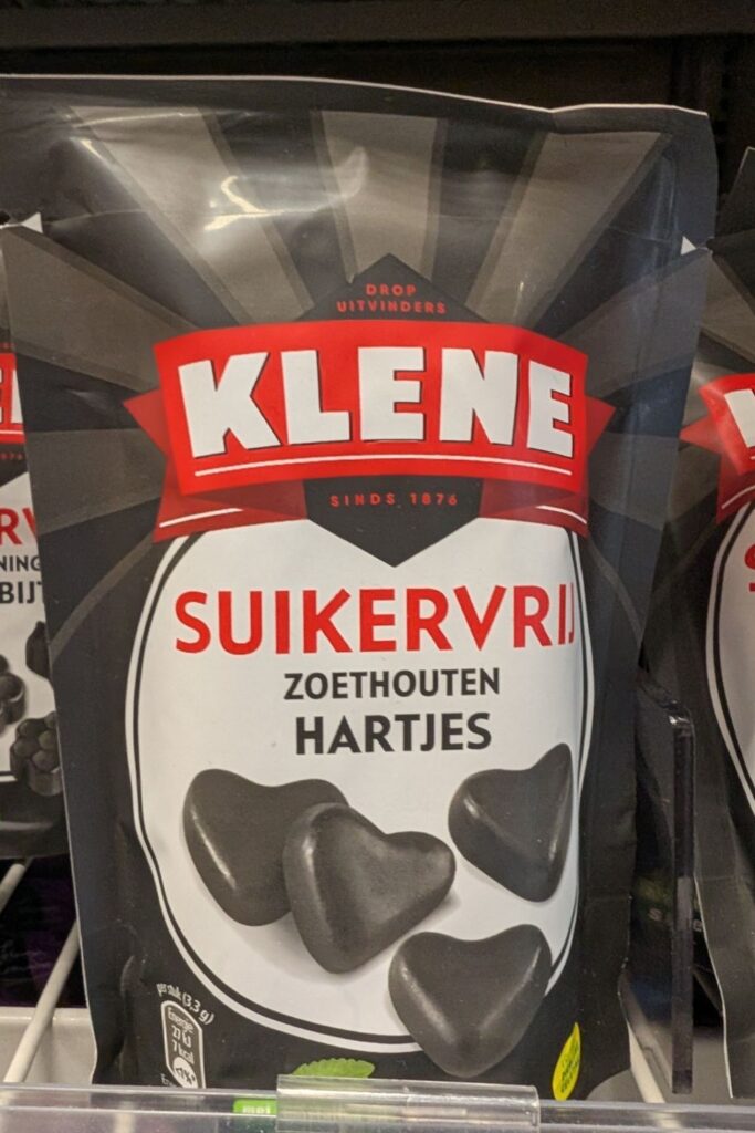 Dutch black licorice candy