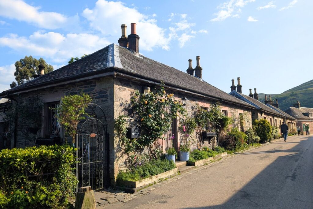 Luss, a small town on the edge of Loch Lomond