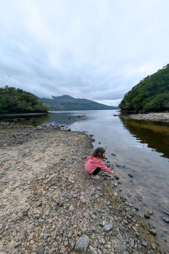 my daughgter exploring killarney 