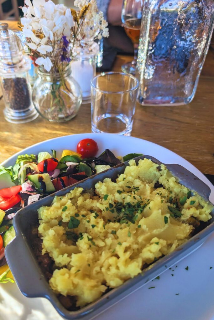 shephards pie I ordered in Scotland (but pies are common in Ireland too)