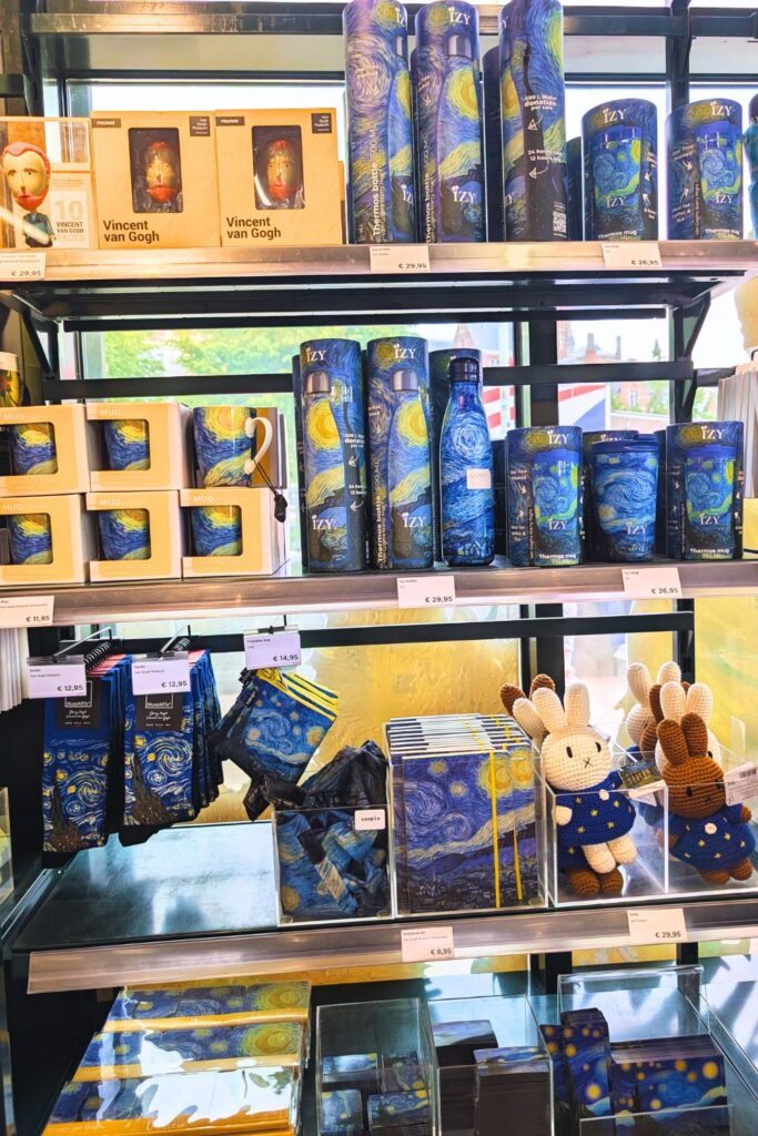 Van Gogh Souvenirs found in the Museum Shop