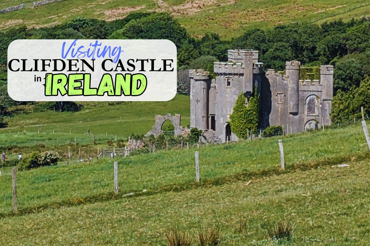 visiting clifden castle in Ireland