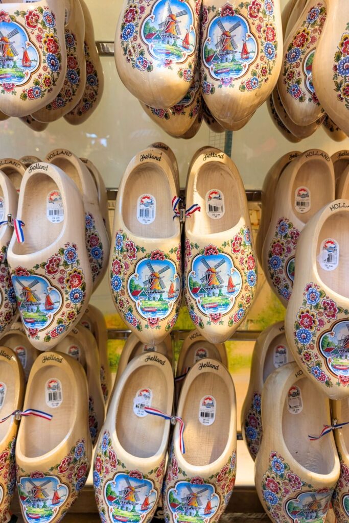 wooden clogs in Amsterdam
