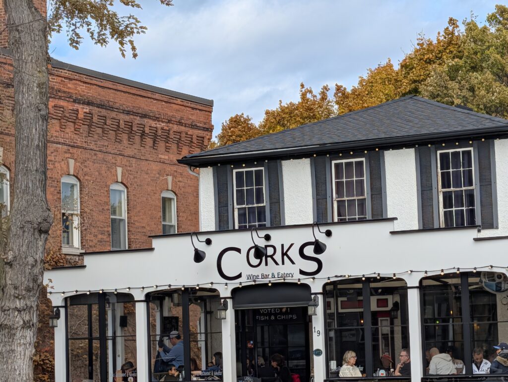 Corks restaurant in Niagara on the Lake