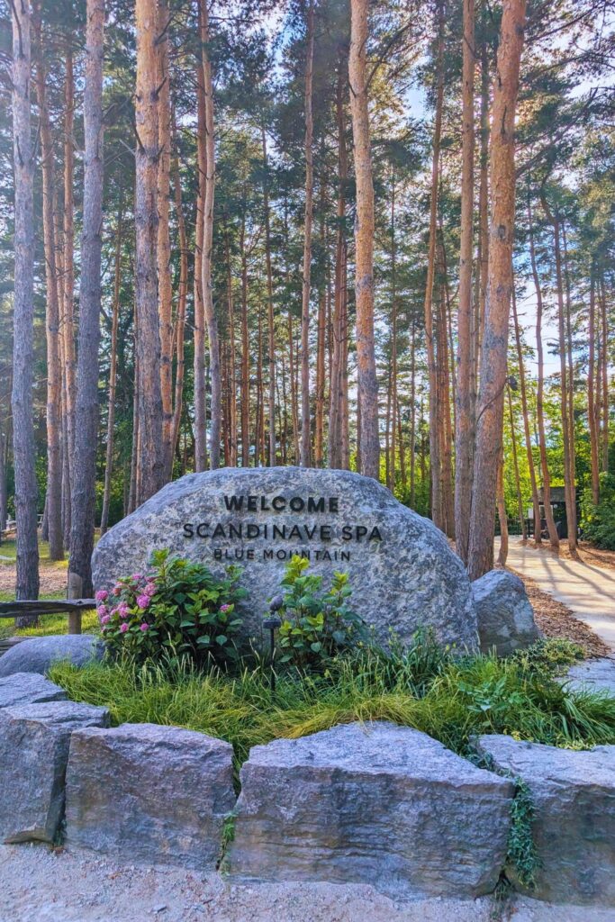Scandinave Spa in Blue Moountain