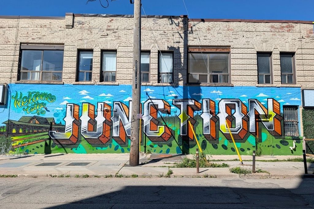 The Junction Mural in the Junction area of Toronto