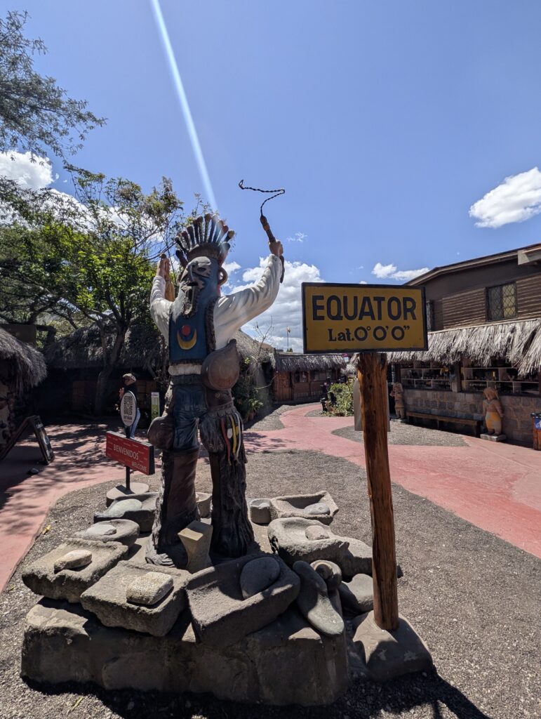 Entrance to the Museo Intiñan in Quito