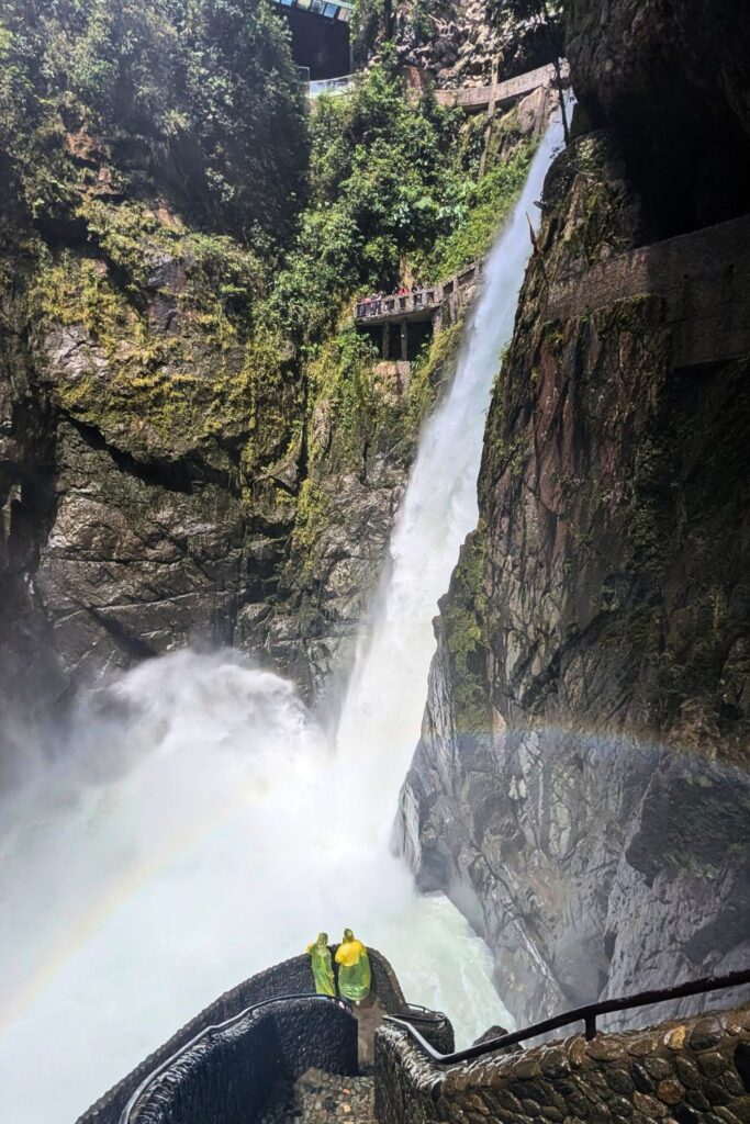 viewing the falls from the lowest viewing platform of the main entrance